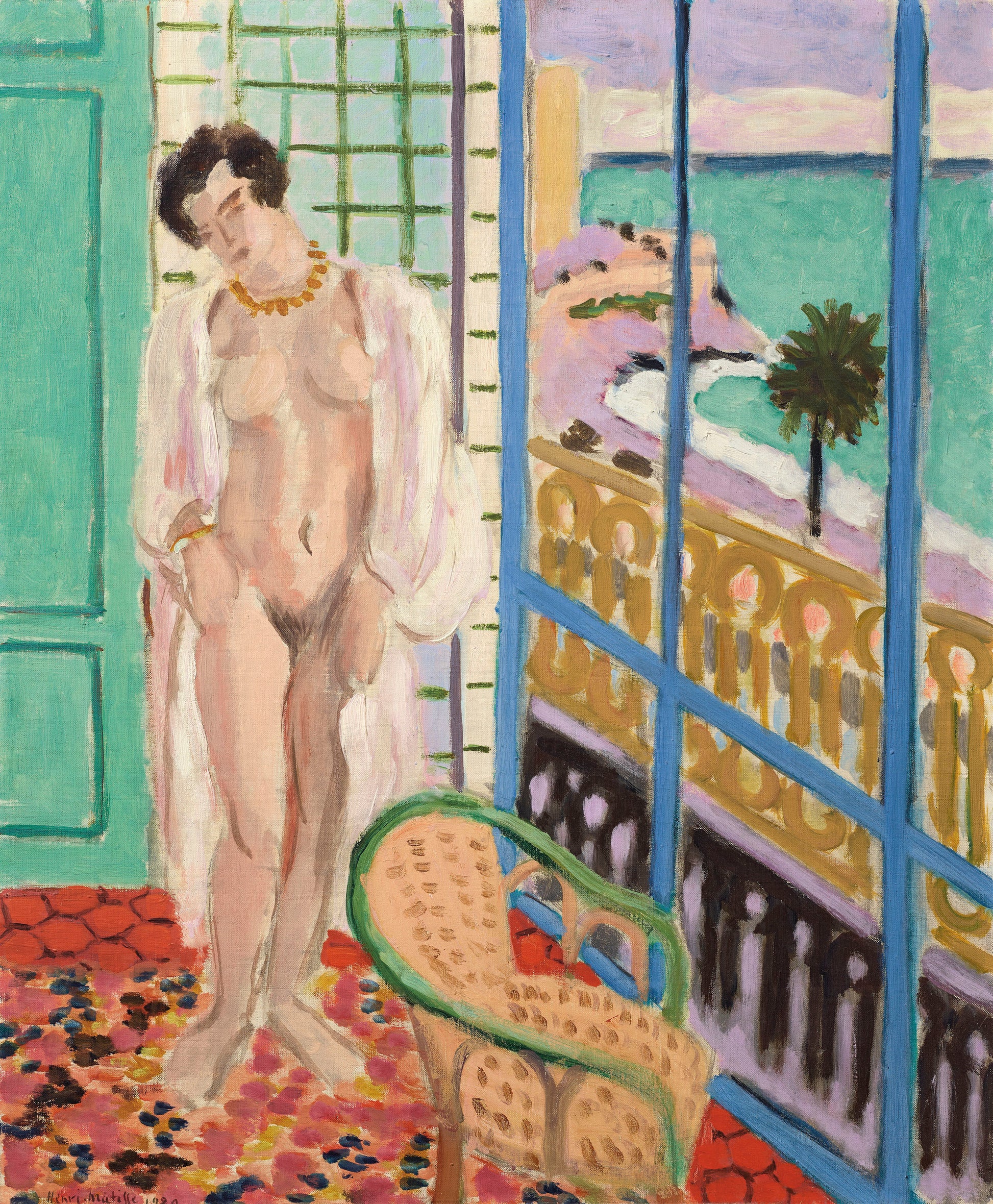 HENRI MATISSE VENTANA CARTEL VINTAGE ARTE REPRODUCCIÓN CARTEL HQ