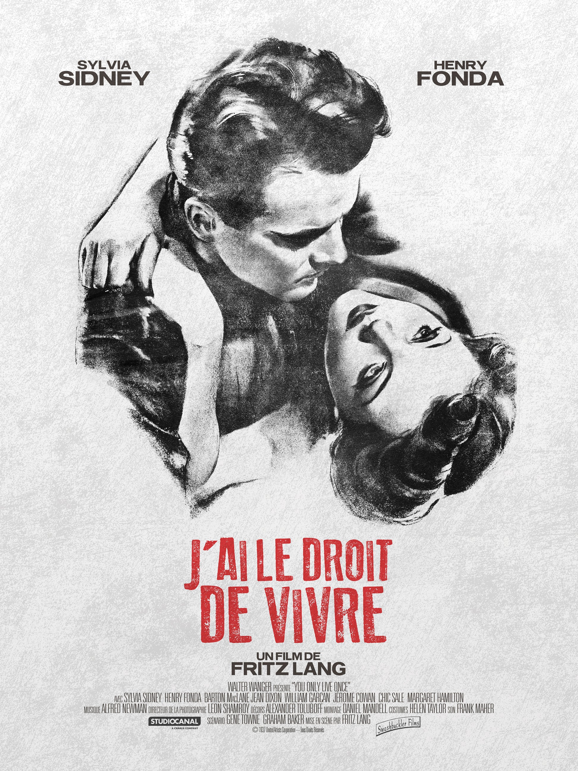 J’AI LE DROIT DE VIVRE, HENRY FONDA, 1937, REPRO MOVIE POSTER, VINTAGE, HQ
