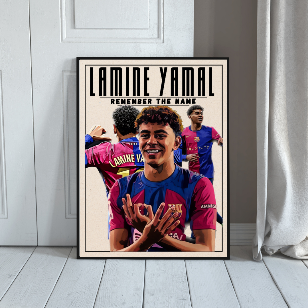 LAMINE YAMAL, FC BARCELONA SPORT POSTER HQ