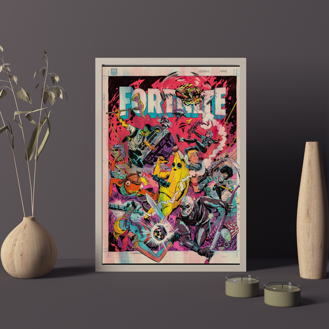 FORTNITE – BATTLE ROYALE CLASSIC 2017, AFFICHES VINTAGES MOVIE POTSER HQ