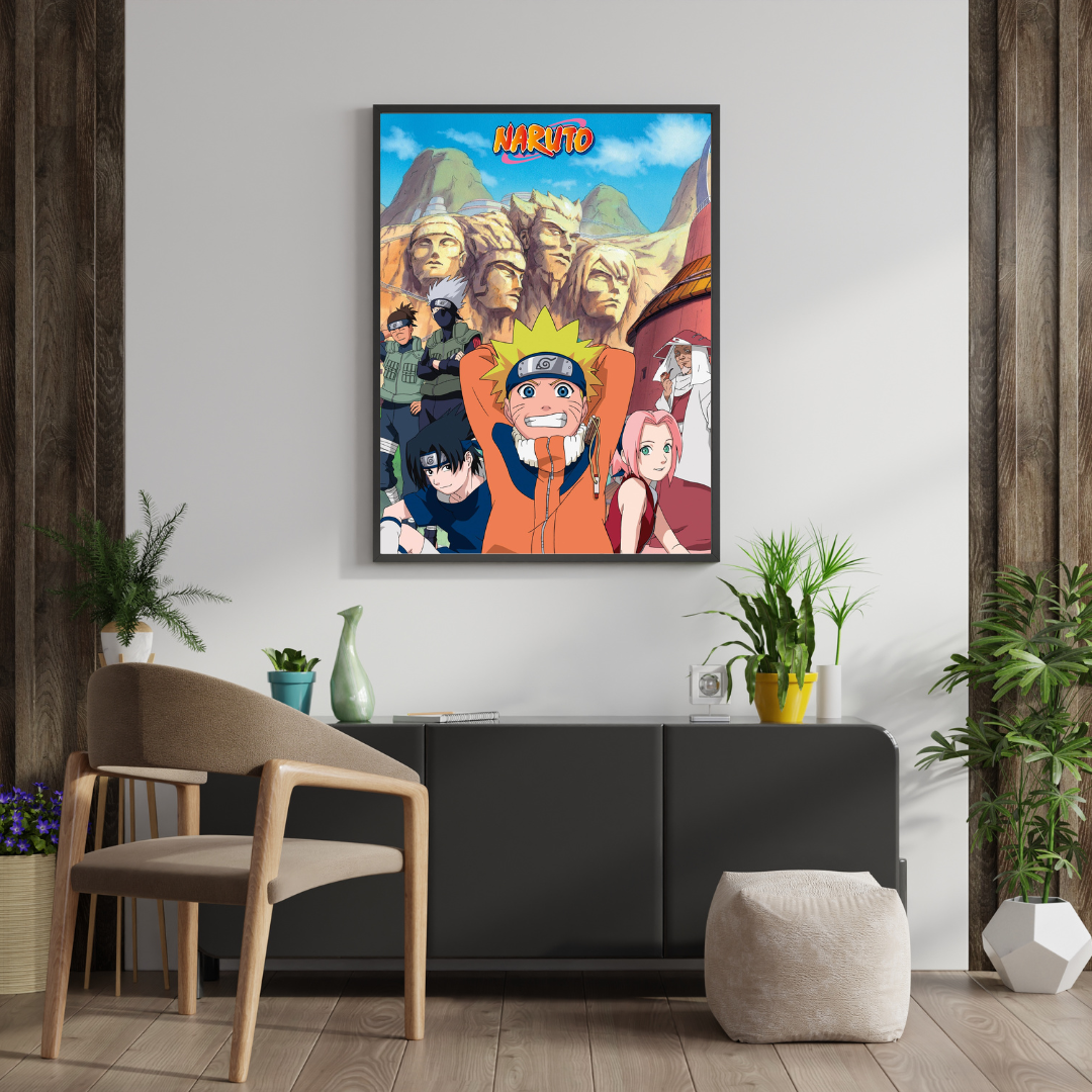 NARUTO VINTAGE MOVIE POSTER HQ