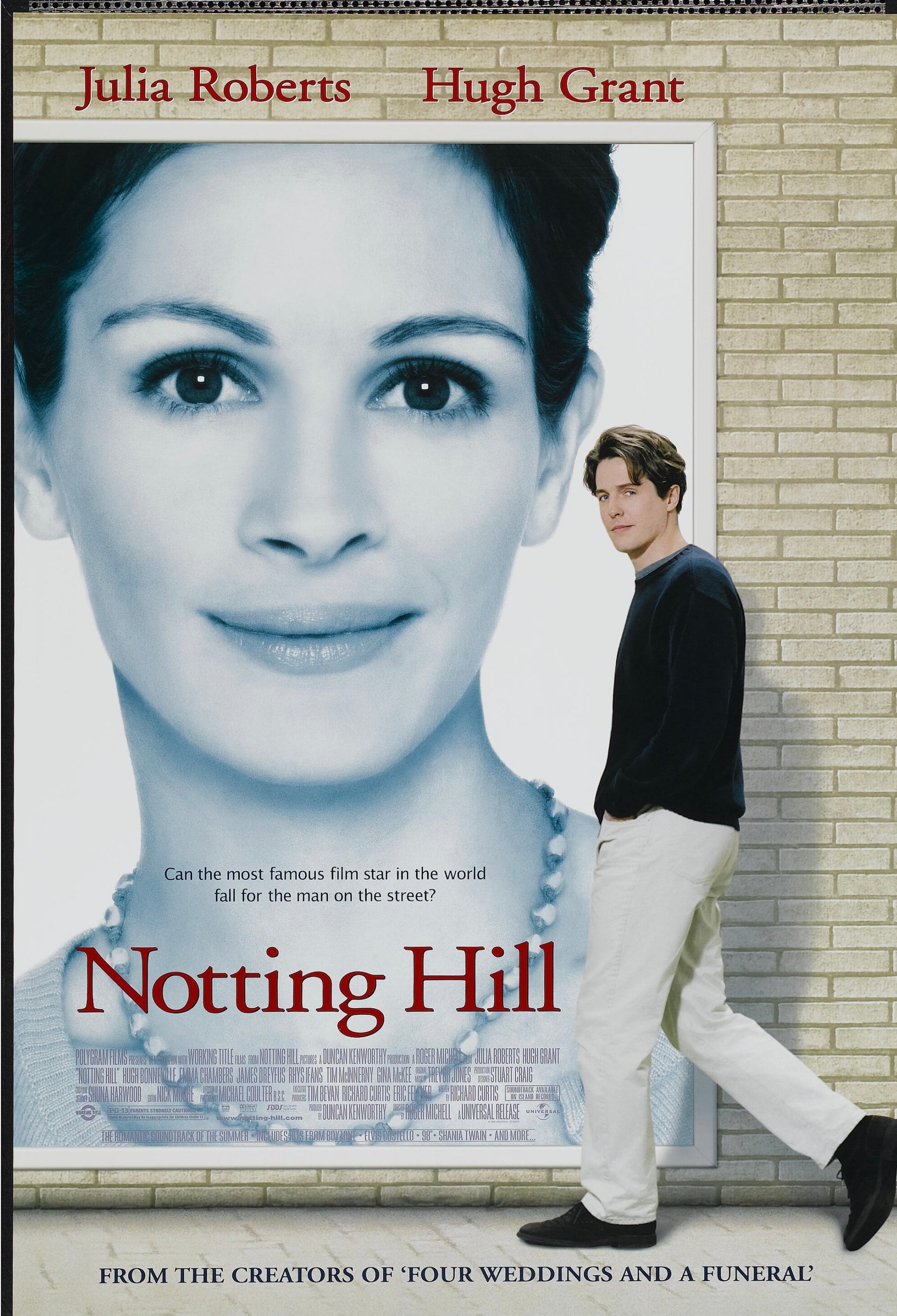 NOTHING HILL JULIA ROBERTS AFFICHE VINTAGE MOVIE POSTER HQ