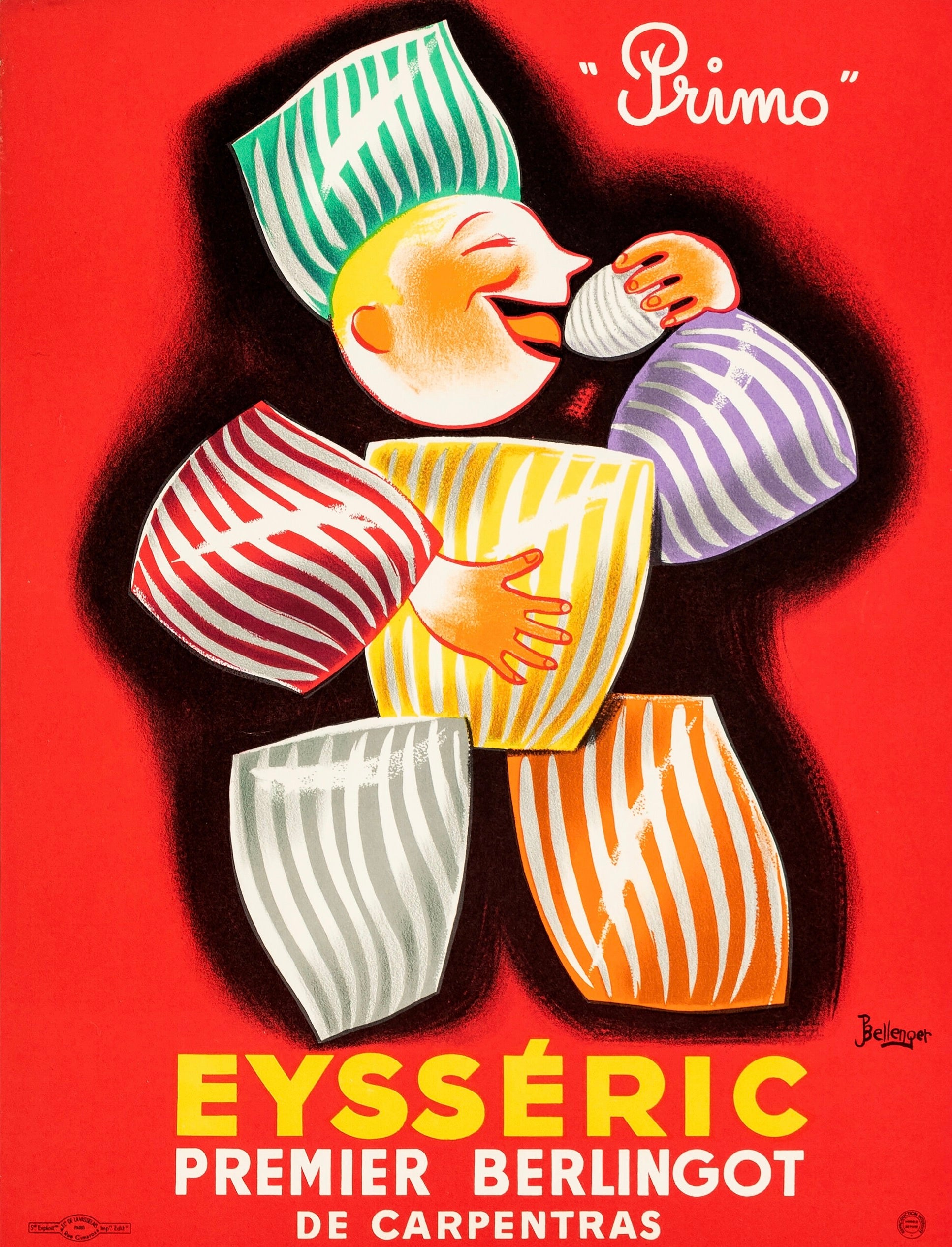EYSSÉRIC PREMIER BERLINGOT AFFICHE VINTAGE MOVIE POSTER HQ