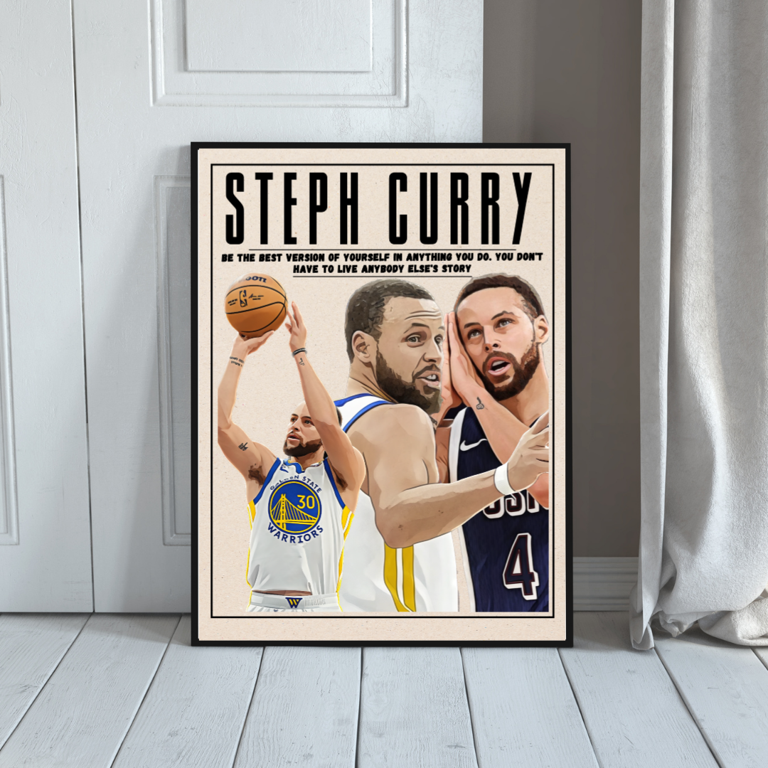 STEPH CURRY NBA, GOLDEN STATE WARRIORS, MOVIE POSTER HQ