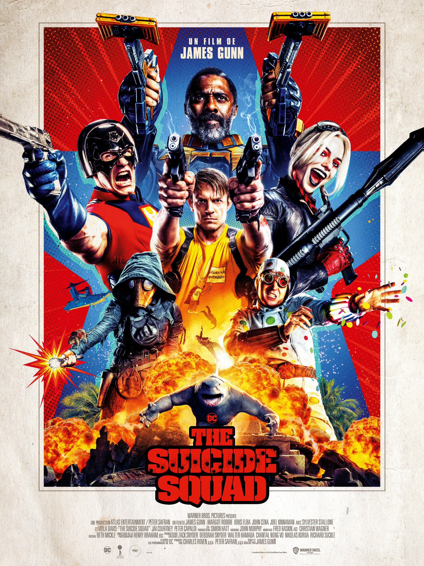 ESCUADRÓN SUICIDA, MARGOT ROBBIE, 2016, CARTEL DE CINE REPRO HQ