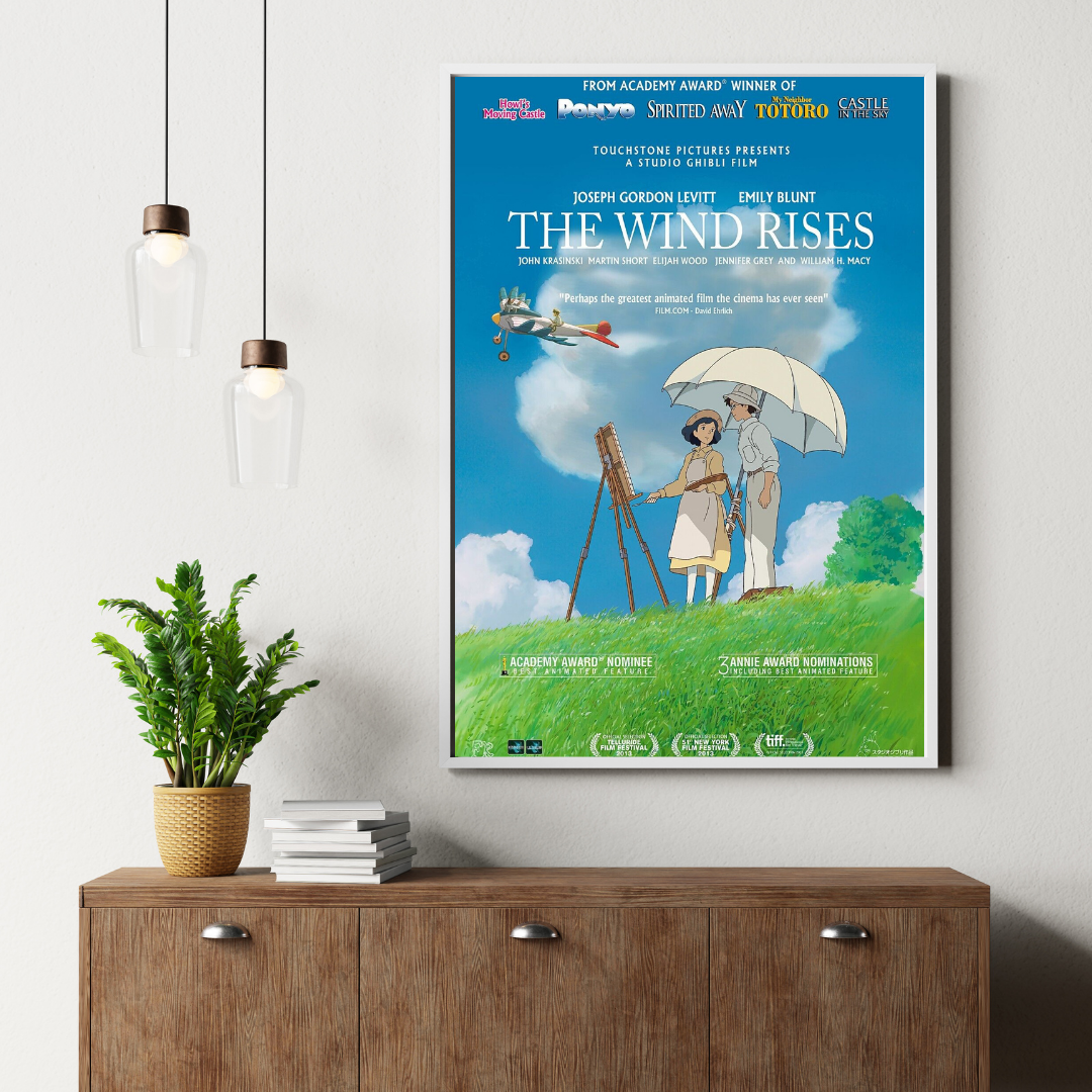 THE WIND RISES VINTAGE MOVIE POSTER HQ