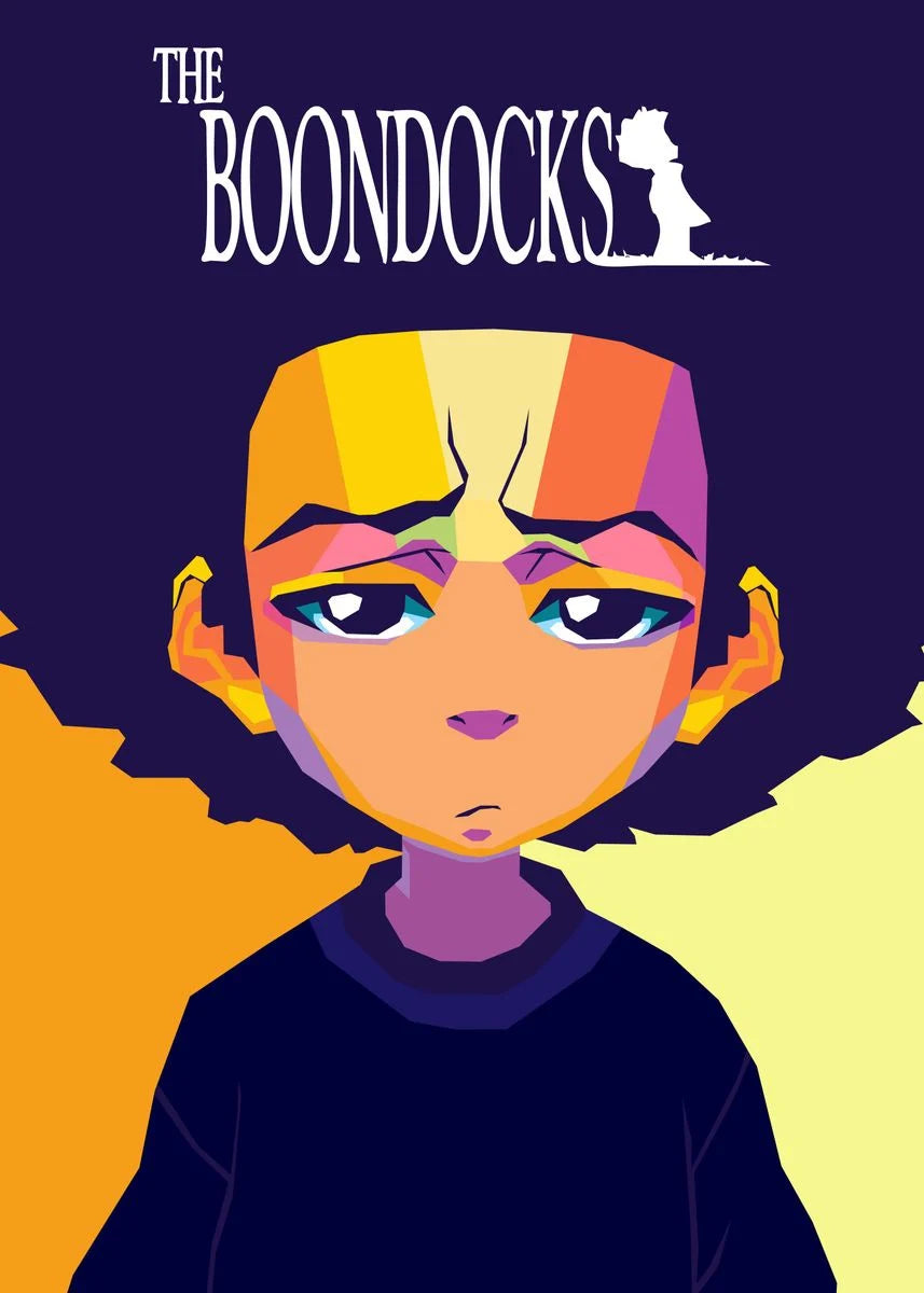 THE BOONDOCKS AFFICHE VINTAGE TV SHOW POSTER HQ