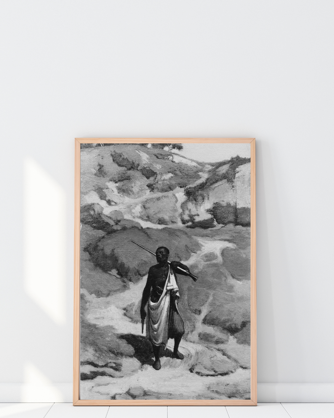 The African Sentinel Art Hq – Affiche Vintage Cinéma Rétro | Poster HUB STUDIO
