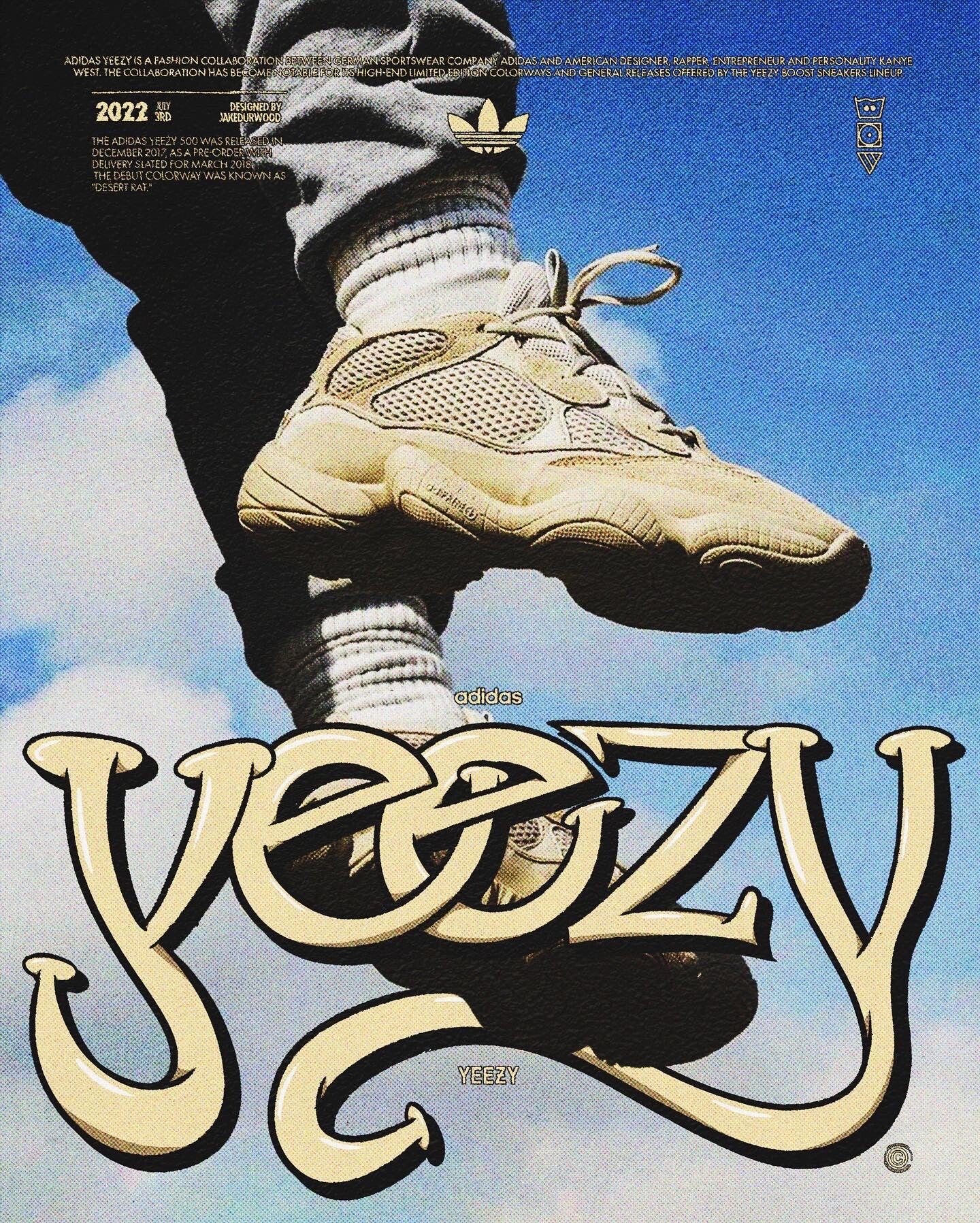 YEEZY ADIDAS AFFICHE VINTAGE ADVERTISING POSTER HQ
