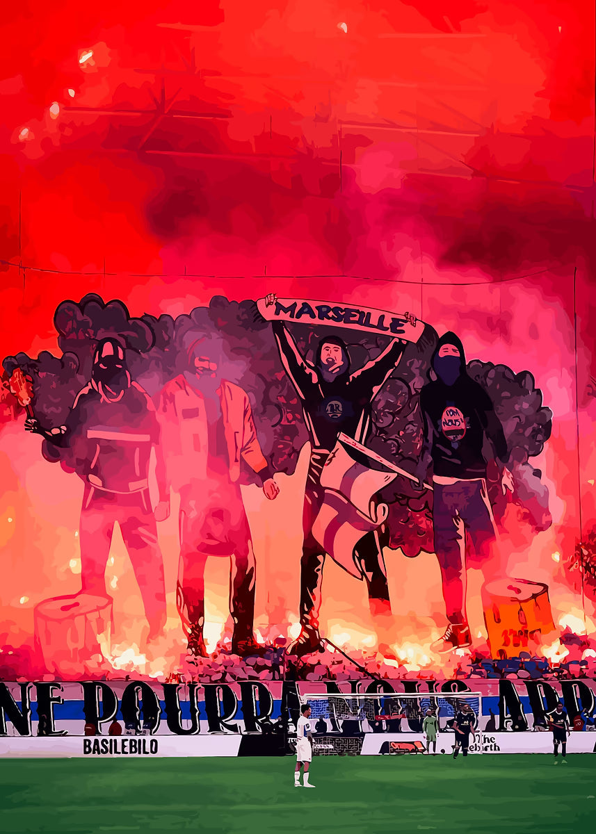 Poster Fiers d'être marseillais - OM PLUS Magazine