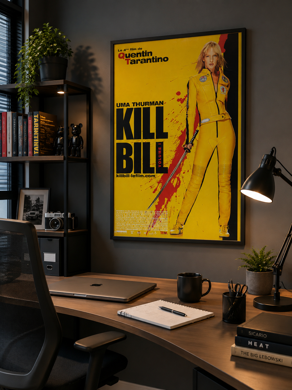 KILL BILL, UMA THURMAN, 2003, REPRO MOVIE POSTER, VINTAGE, HQ