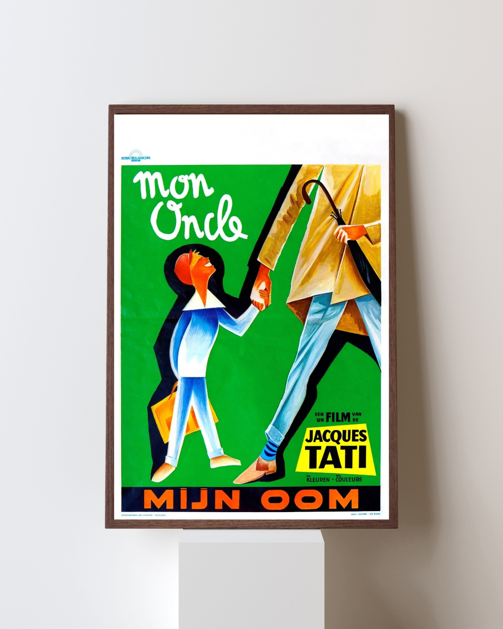 MI TÍO, JACQUES TATI, 1958, REPRODUCCIÓN DE CARTEL DE CINE VINTAGE, HQ