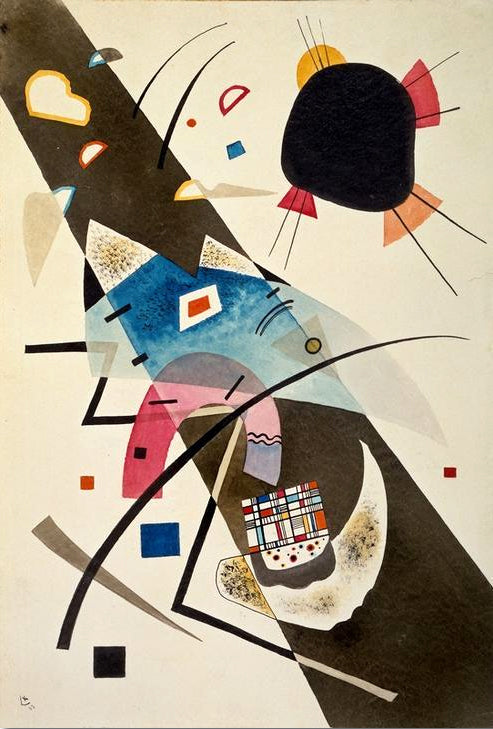 REPRODUCCIÓN DE CARTELES VINTAGE EN ACUARELA DE WASSILY KANDINSKY HQ