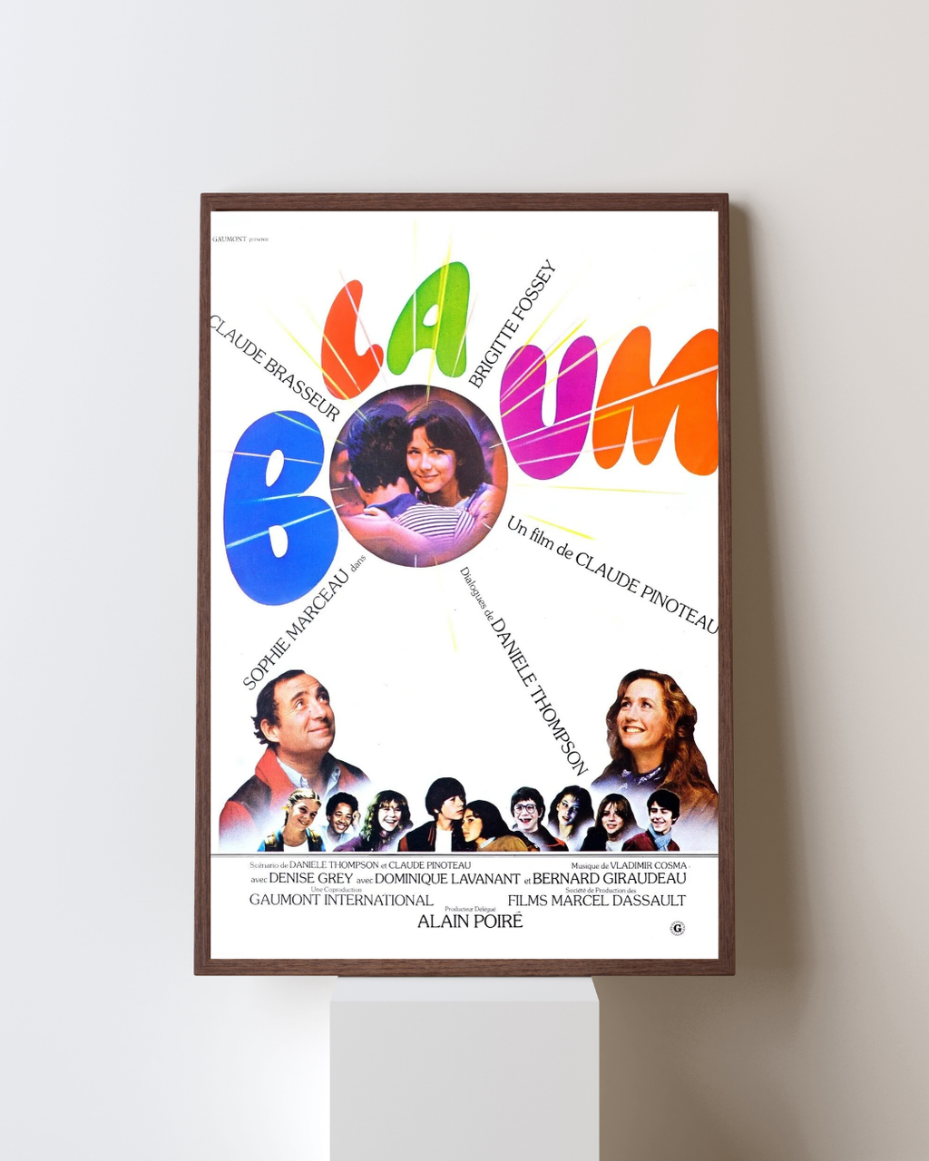 LA BOUM, SOPHIE MARCEAU, 1980, REPRO MOVIE POSTER, VINTAGE, HQ