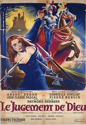 LE JUGEMENT DE DIEU, PAUL SCOFIELD, 1966, REPRO AFFICHE CINÉMA VINTAGE, HQ