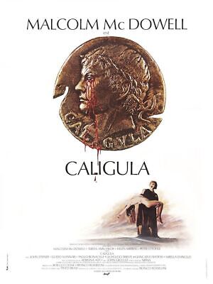 CALIGULA, MALCOLM McDOWELL, 1979, REPRO MOVIE POSTER, VINTAGE, HQ