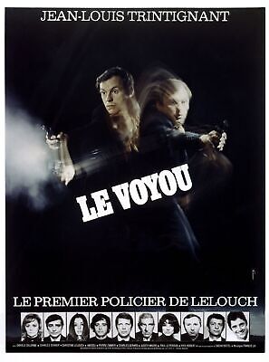 THE THUG, JEAN-LOUIS TRINTIGNANT, 1970, VINTAGE cinema poster reproduction, HQ