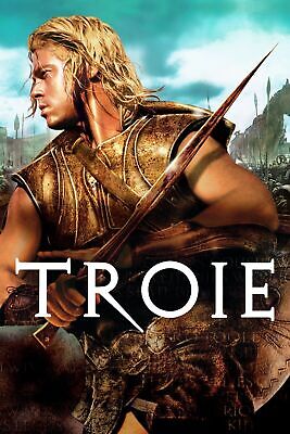 TROIE, BRAD PITT, ERIC BANA, 2004, Repro affiche cinema VINTAGE, HQ