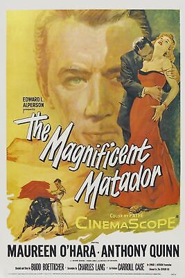 LA BRAVE ET LA BELLE, ANTHONY QUINN, 1955, REPRO MOVIE POSTER, VINTAGE, HQ