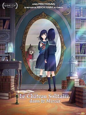 LE CHÂTEAU SOLITAIRE DANS LE MIROIR, KEIICHI HARA, 2022, Repro affiche cinema, VINTAGE HQ