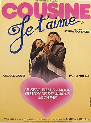 PRIMA TE AMO, OSCAR LADOIRE, REPRODUCCIÓN DE CARTEL DE CINE VINTAGE