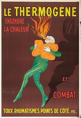 LE THERMOGÈNE, REPRO AFFICHE PUBLICITAIRE, VINTAGE, HQ