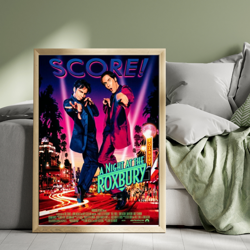 A NIGHT AT THE ROXBURY – FILM (1998) – WILL FERRELL – CHRIS KATTAN – COMEDY MOVIE POSTER – REPRODUCTION – POSTER HUB STUDIO – HQ