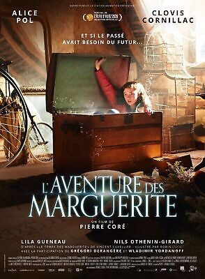 L’AVENTURE DES MARGUERITE, LILA GUENEZ, 2020, REPRO MOVIE POSTER, VINTAGE, HQ
