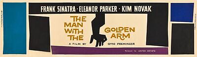 L'HOMME AU BRAS D'OR,THE MAN WITH THE GOLDEN ARM, 1955,  FRANK SINATRA,  REPRO AFFICHE DE CINEMA, HQ HQ