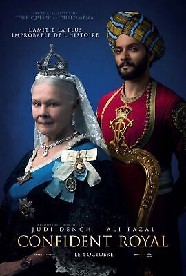 CONFIDENT ROYAL (VICTORIA & ABDUL), JUDI DENCH, 2017, REPRO MOVIE POSTER, VINTAGE, HQ