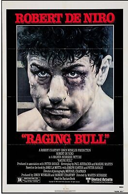 RAGING BULL, ROBERT DE NIRO, 1980, Repro affiche cinéma, HQ
