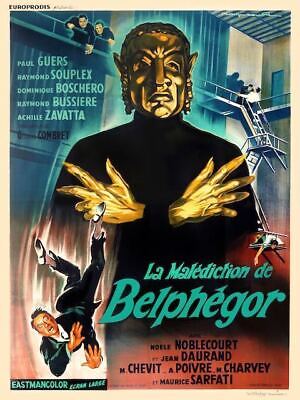 MALEDICTION DE BELPHEGOR (LA), GUERS, repro affiche cinéma (40x60 cm), HQ
