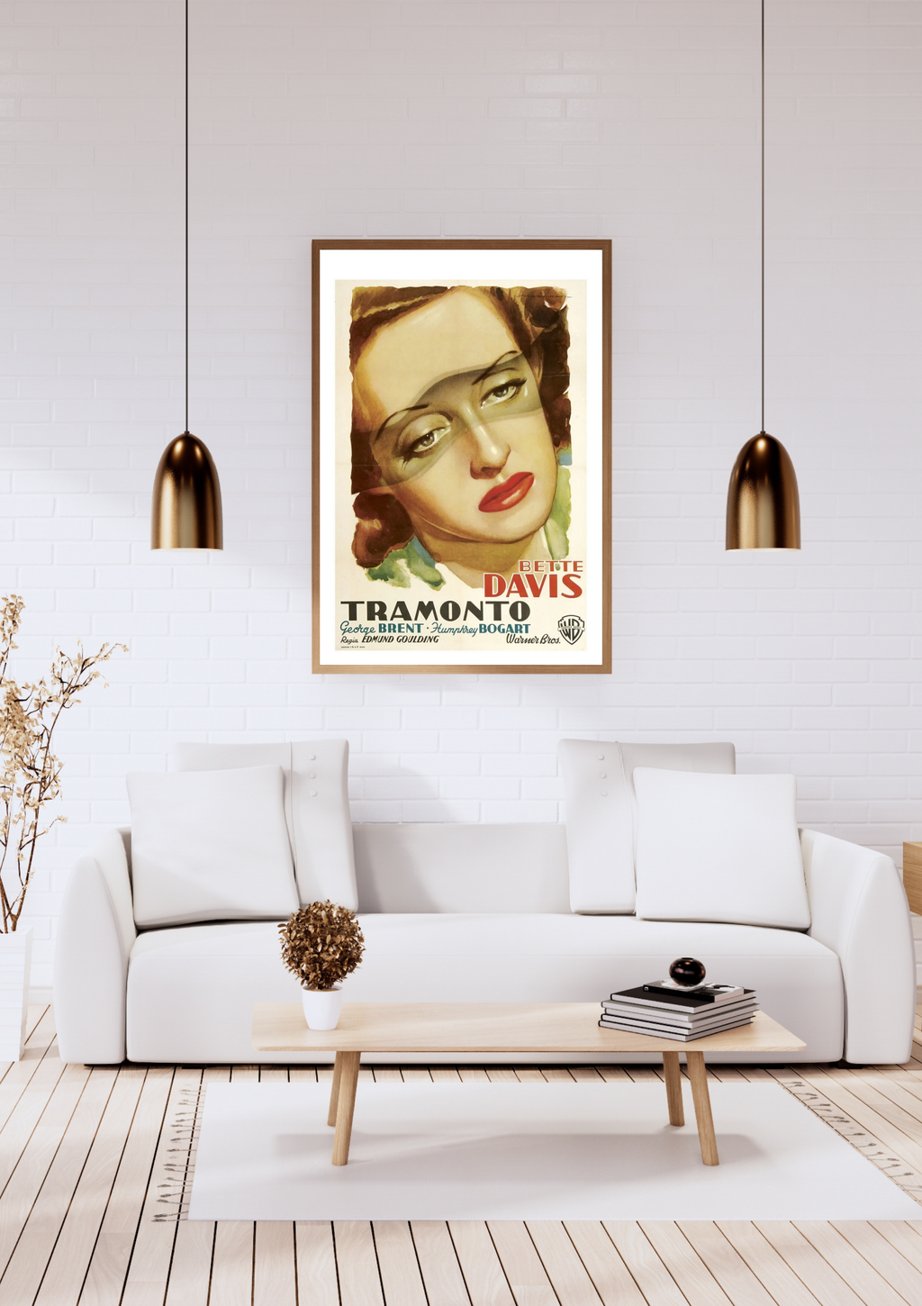 VICTORY OVER THE NIGHT, TRAMONTO, BETTE DAVIS, 1939 Reproduction CINEMA poster