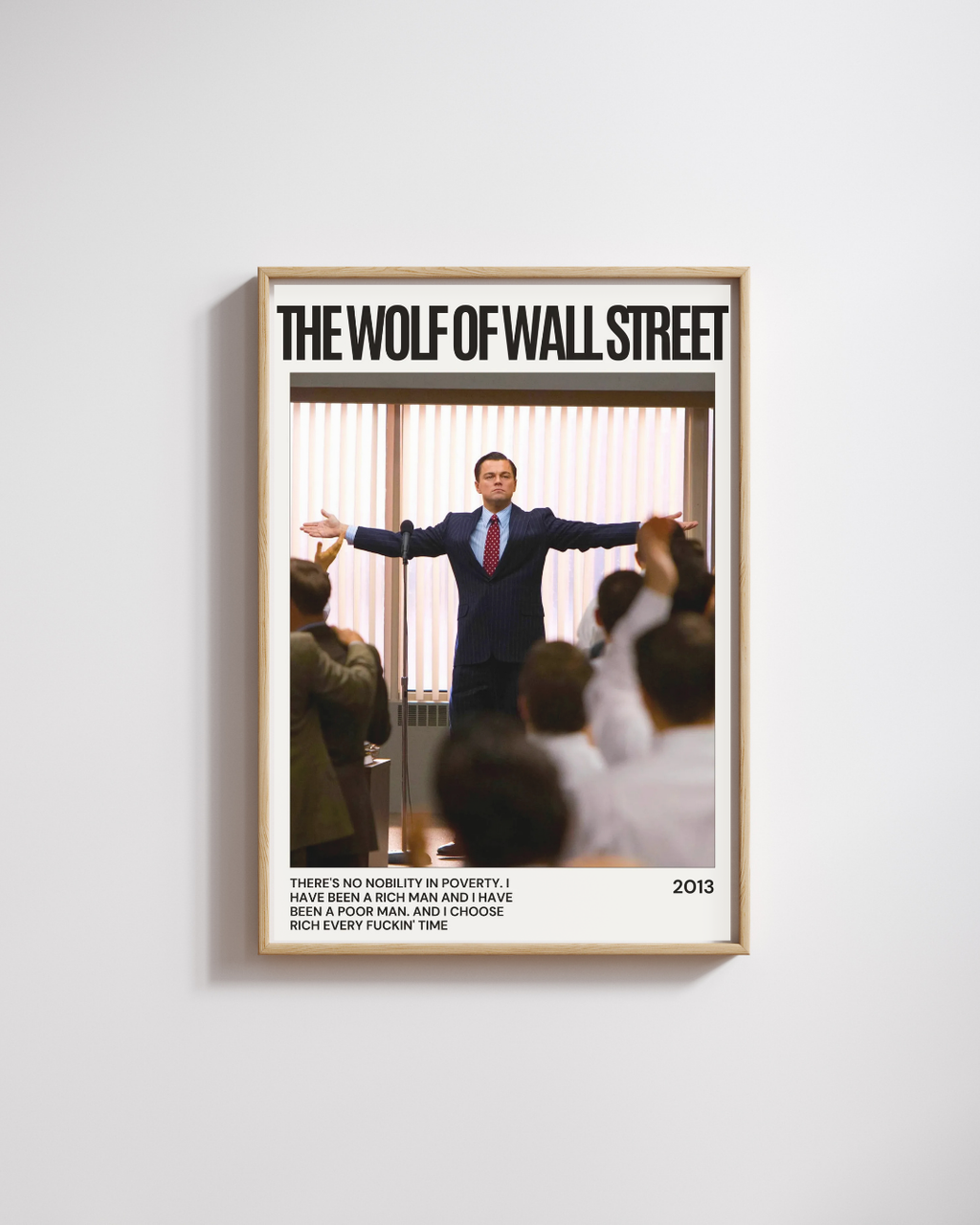 THE WOLF OF WALL STREET MOVIE POSTER HQ
