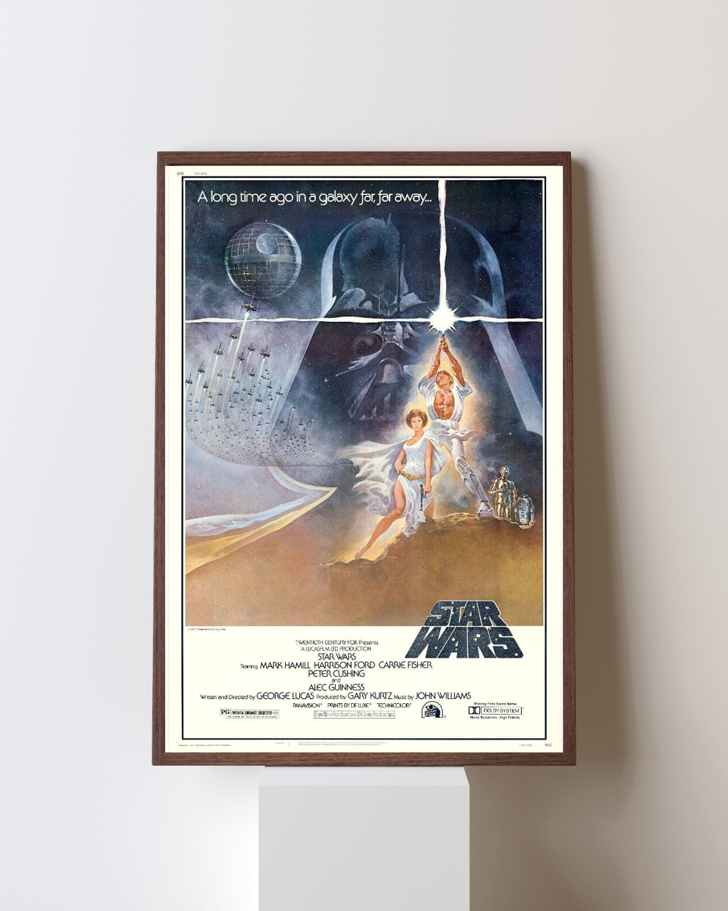 STAR WARS, GEORGE LUCAS, REPRO AFFICHE CINEMA VINTAGE, HQ