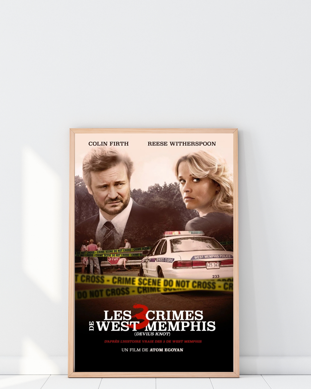 LES 3 CRIMES DE WEST MEMPHIS, COLIN FIRTH, 2013, Repro Affiche cinéma VINTAGE, HQ