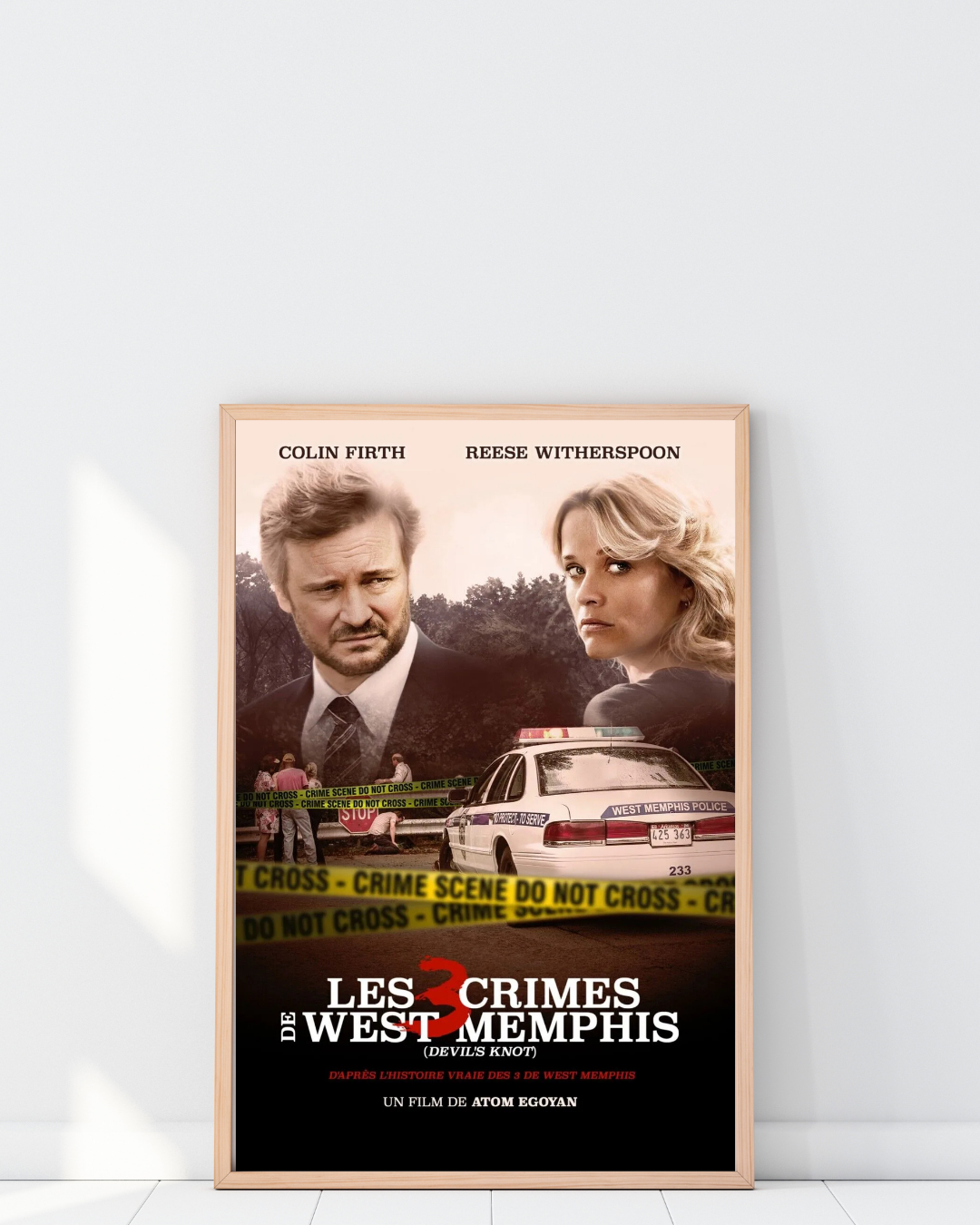 LES 3 CRIMES DE WEST MEMPHIS, COLIN FIRTH, 2013, Repro Affiche cinéma VINTAGE, HQ