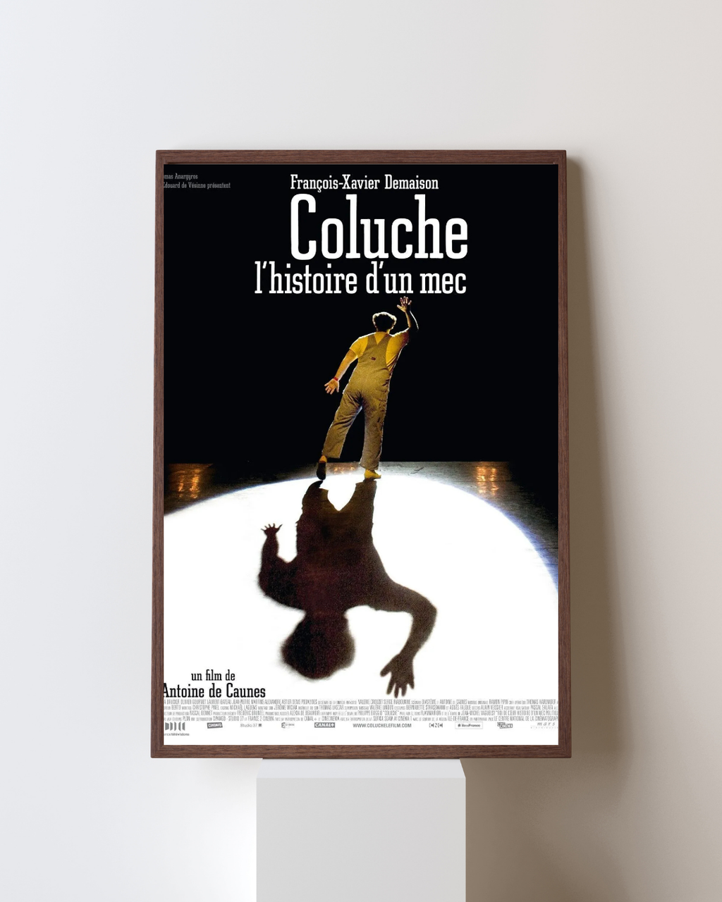 COLUCHE, THE STORY OF A GUY, FRANÇOIS-XAVIER DEMAISON, 2008, REPRO MOVIE POSTER, VINTAGE, HQ