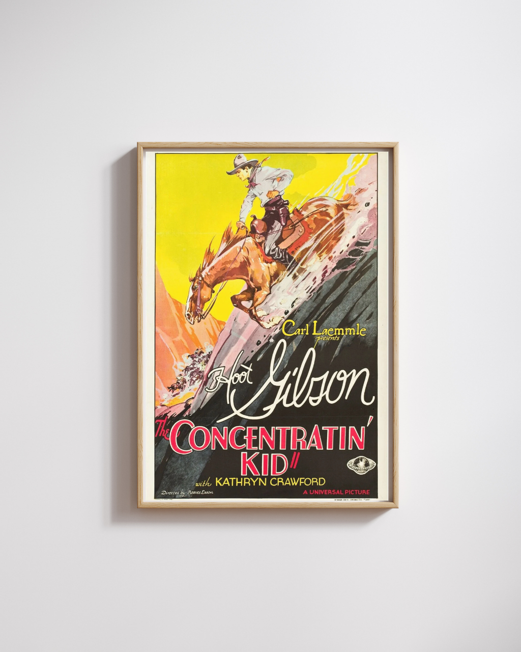 CONCENTRATION KID, 1976, REPRODUCCIÓN DE CARTEL DE PELÍCULA, VINTAGE, ALTA CALIDAD