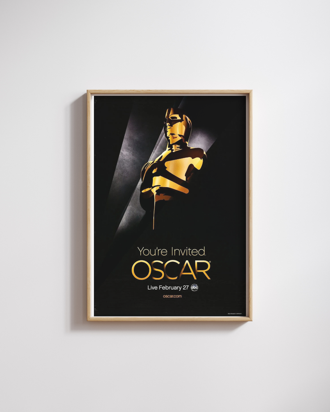 OSCAR LIVE FEBRUARY 27, Repro affiche de cinema, VINTAGE HQ