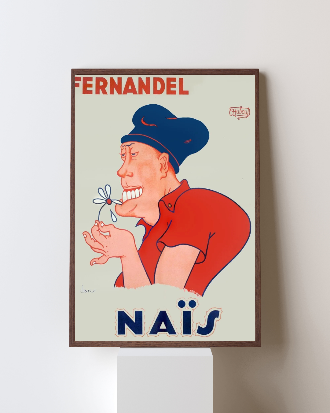 NAÏS, FERNANDEL, PAGNOL, 1945, REPRO AFFICHE CINEMA VINTAGE, HQ