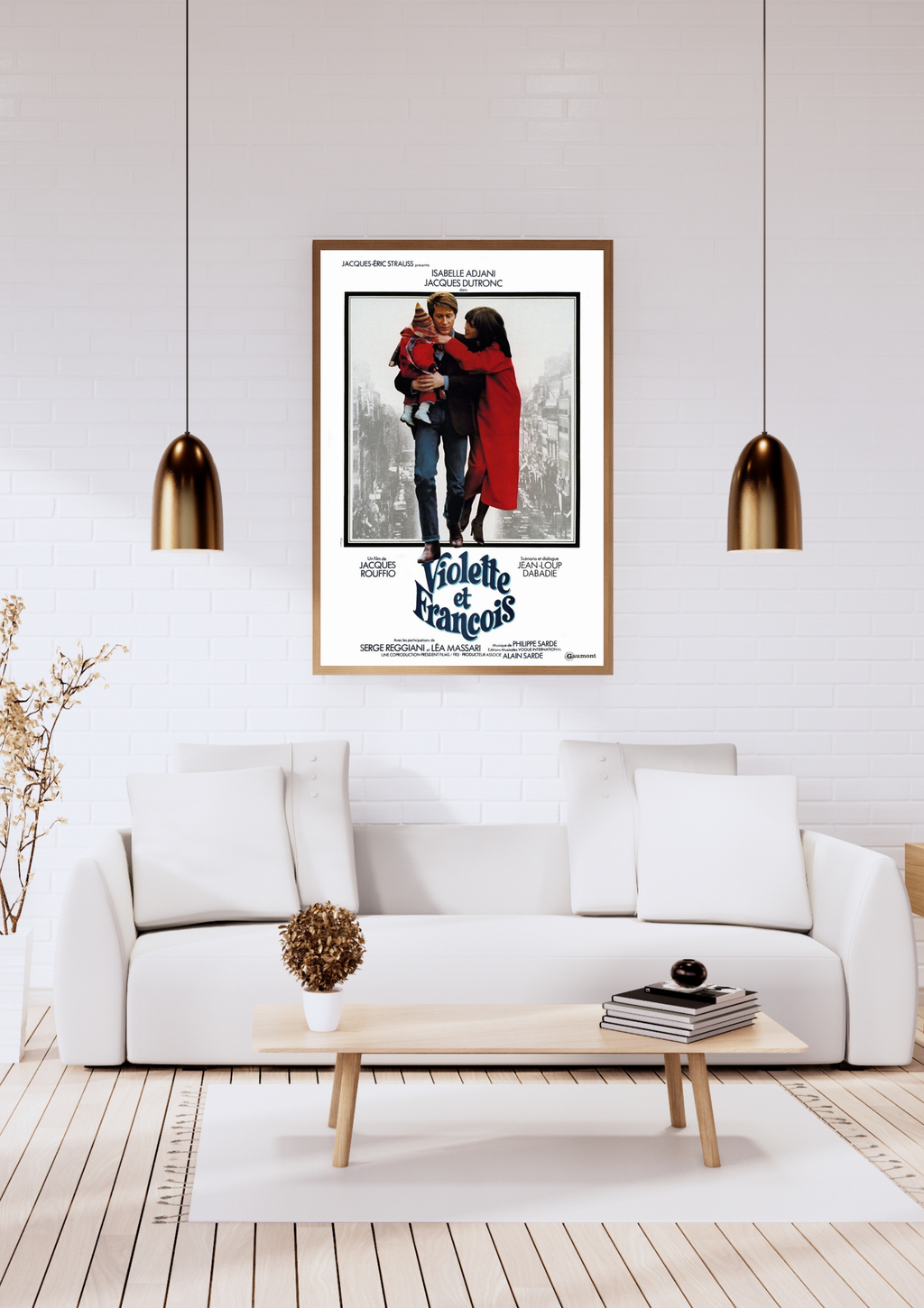 VIOLETTE AND FRANCOIS, ISABELLE ADJANI, JACQUES DUTRONC, HQ cinema poster reproduction