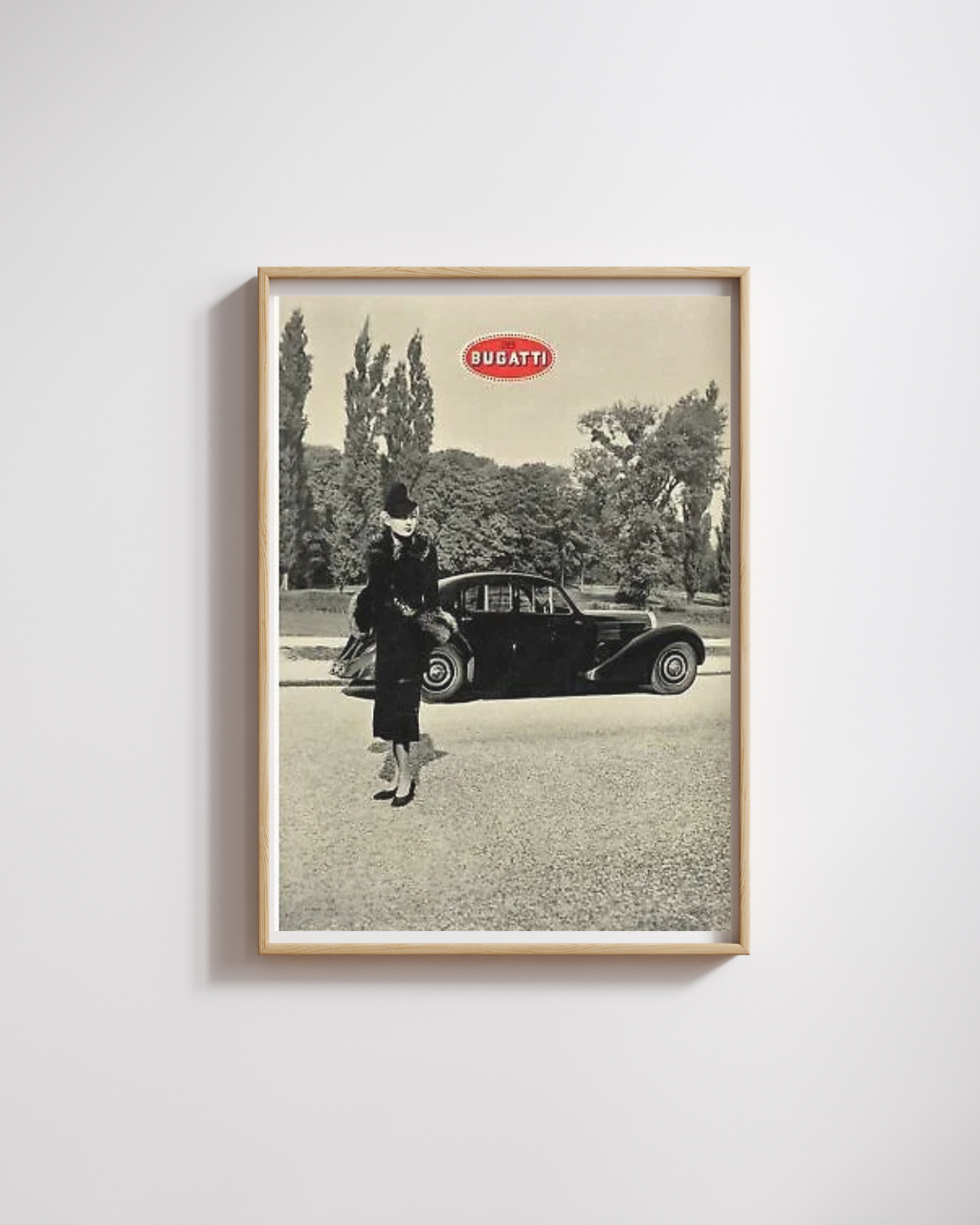 BUGATTI – REPRO AUTOMOTIVE POSTER VINTAGE HQ