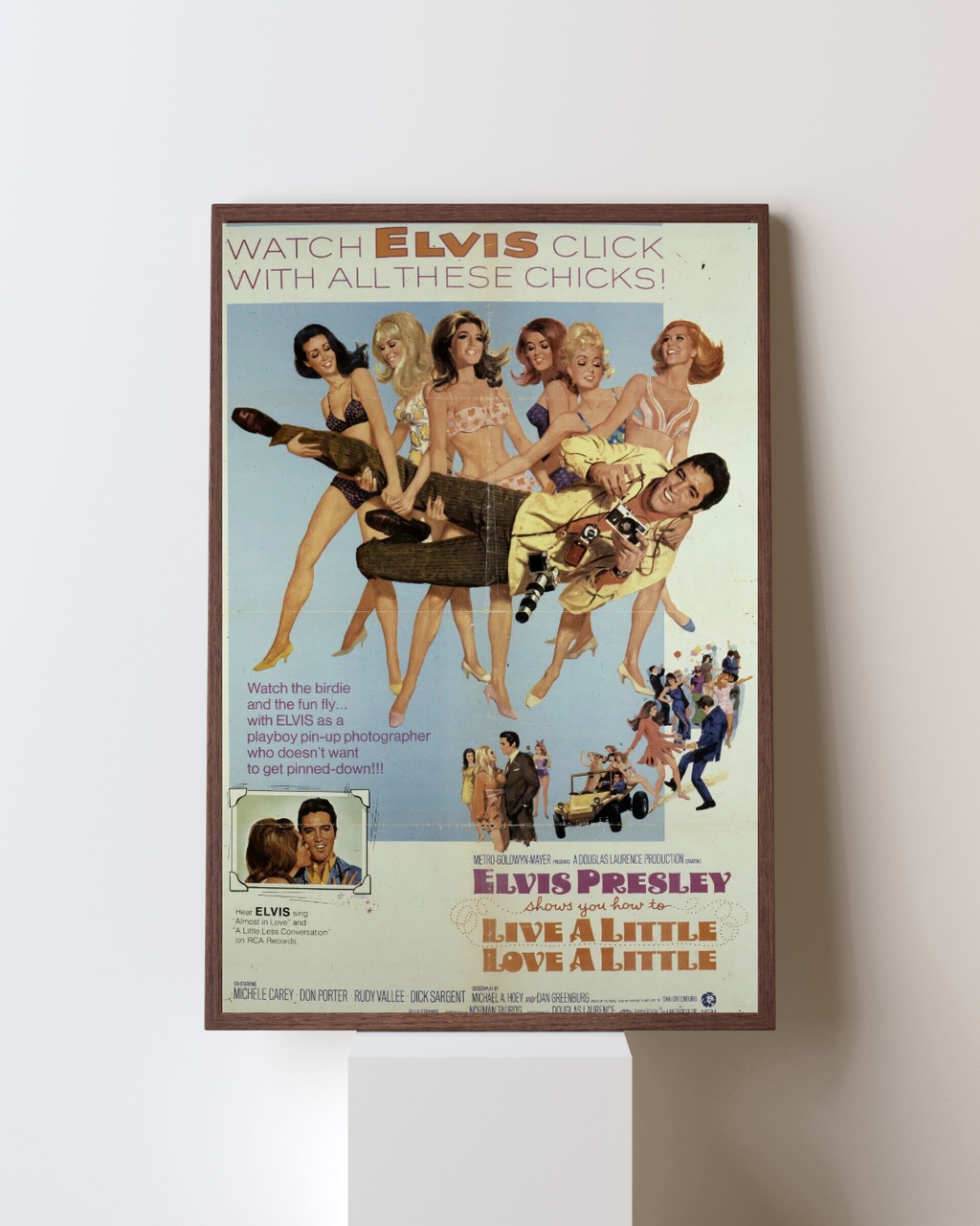 ELVIS PRESLEY, MUSIQUE, repro affiche cinéma VINTAGE HQ,