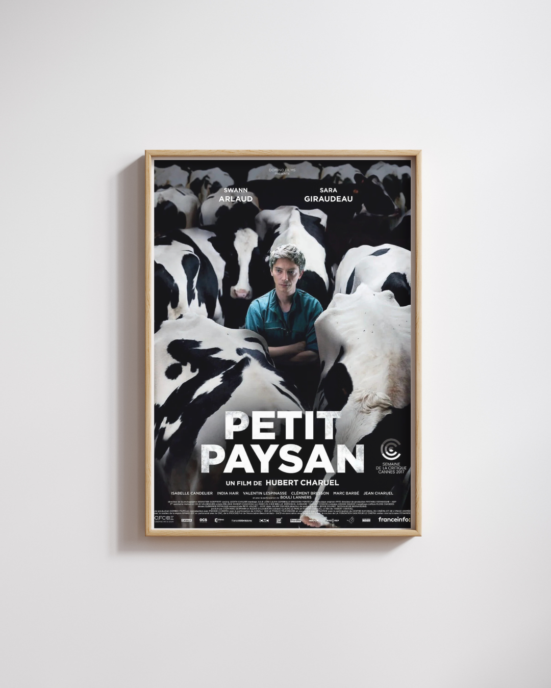 EL PEQUEÑO CAMPESINO, SWANN ARLAUD, 2017, Reproducción de póster de cine vintage, HQ