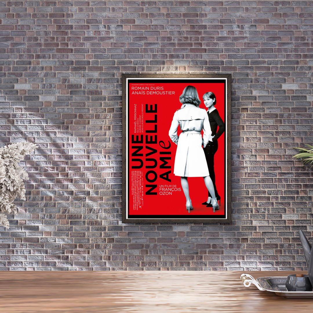 A NEW FRIEND, ROMAIN DURIS &amp; FRANÇOIX OZON, 2014, cinema poster reproduction, HQ