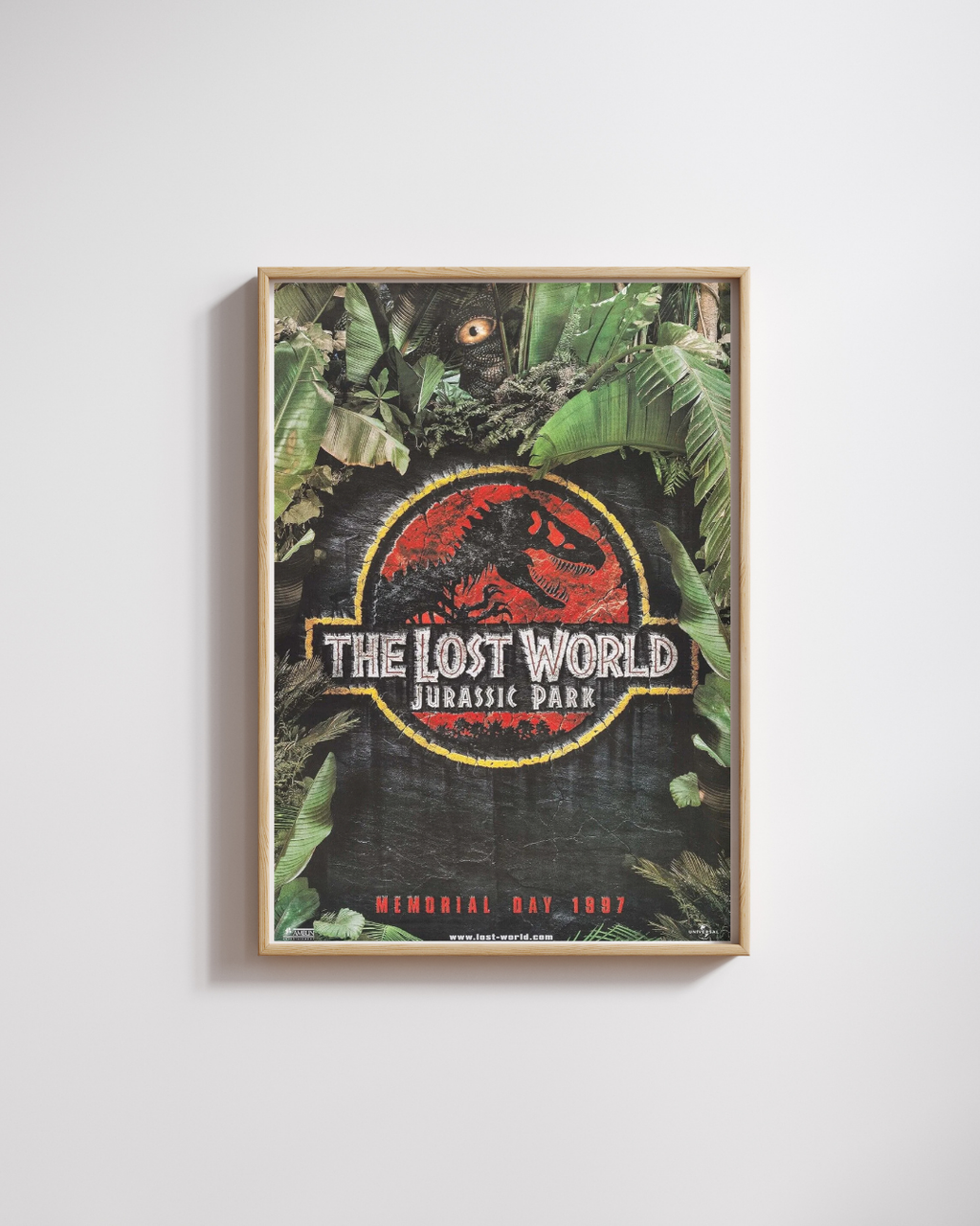 JURASSIC PARK THE LOST WORLD, 1997, REPRO AFFICHE CINEMA VINTAGE HQ