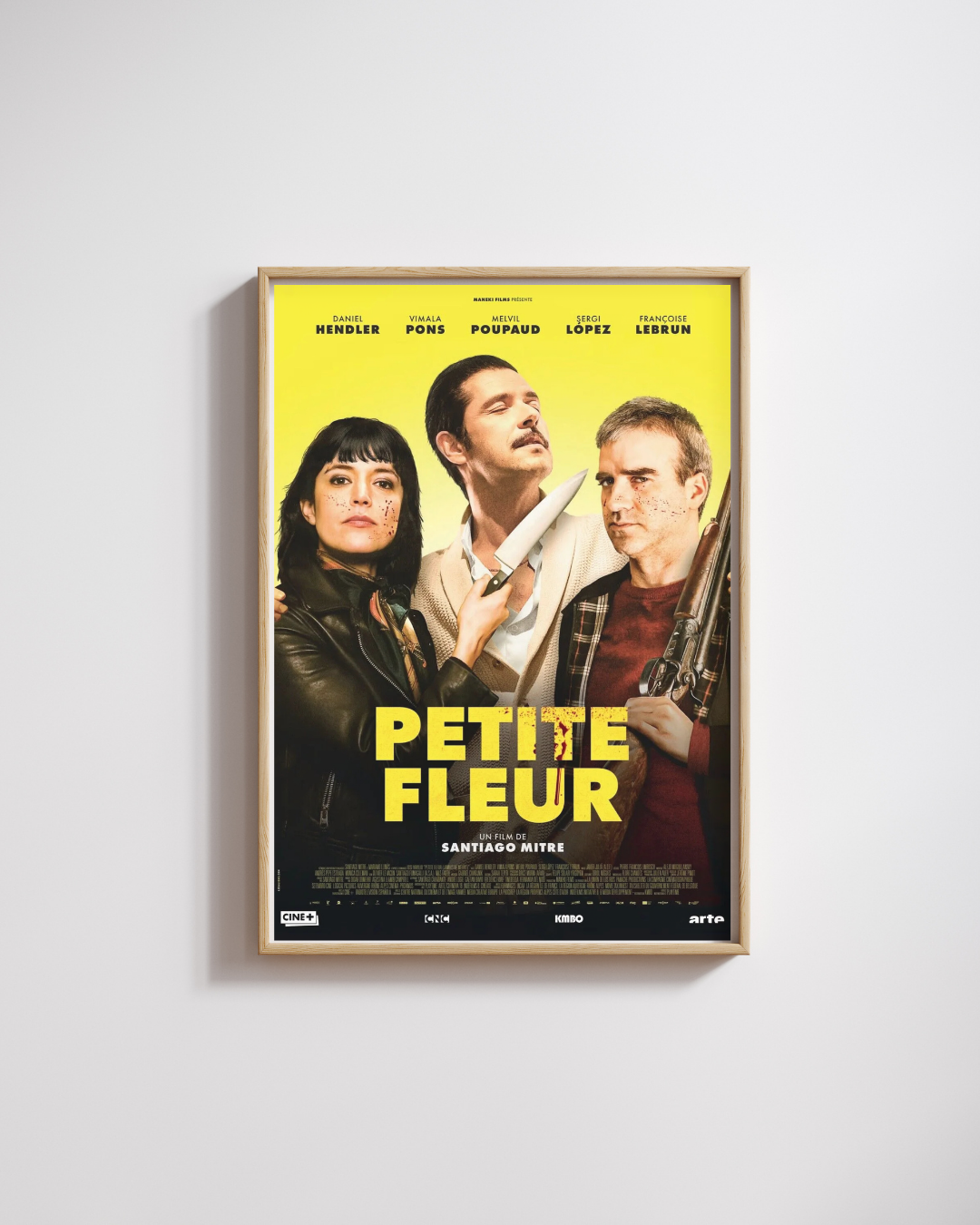 PEQUEÑA FLOR, DANIEL HENDLER, 2022, REPRODUCCIÓN DE CARTEL DE CINE VINTAGE, HQ