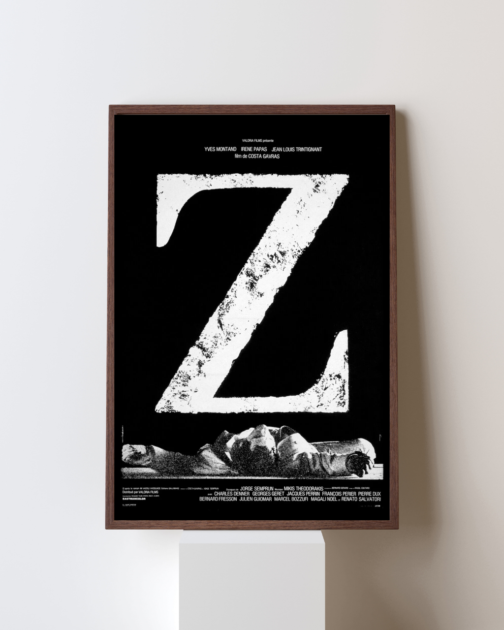 Z, COSTA-GAVRAS, YVES MONTANT, 1969, REPRO AFFICHE CINEMA VINTAGE HQ