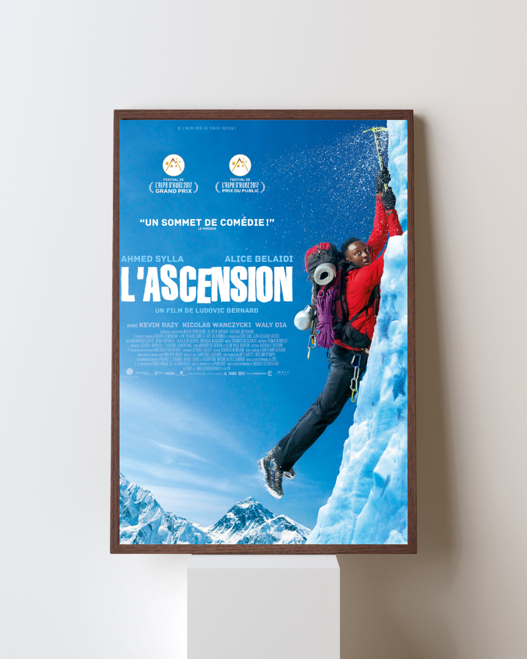 L’ASCENSION (2017) | AHMED SYLLA – ALICE BELAÏDI | POSTER CINÉMA VINTAGE | POSTER HUB STUDIO RÉTRO | HQ